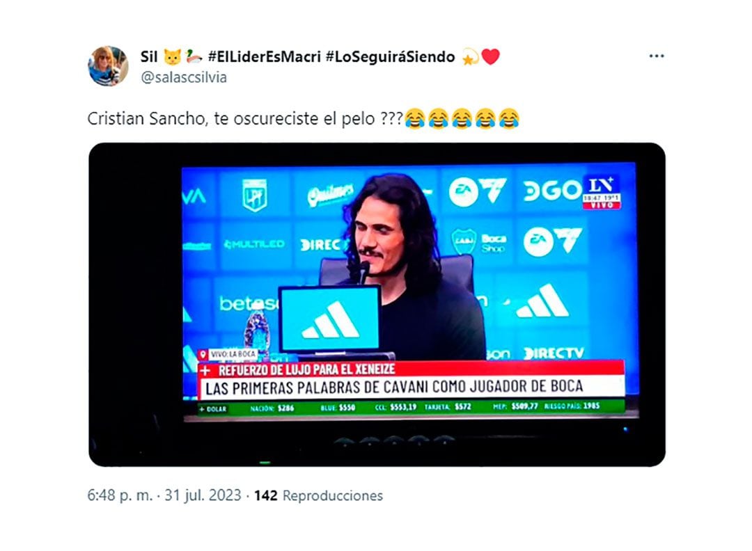 memes de Edinson Cavani como nuevo jugador de Boca y la comparación con Cristian Sancho