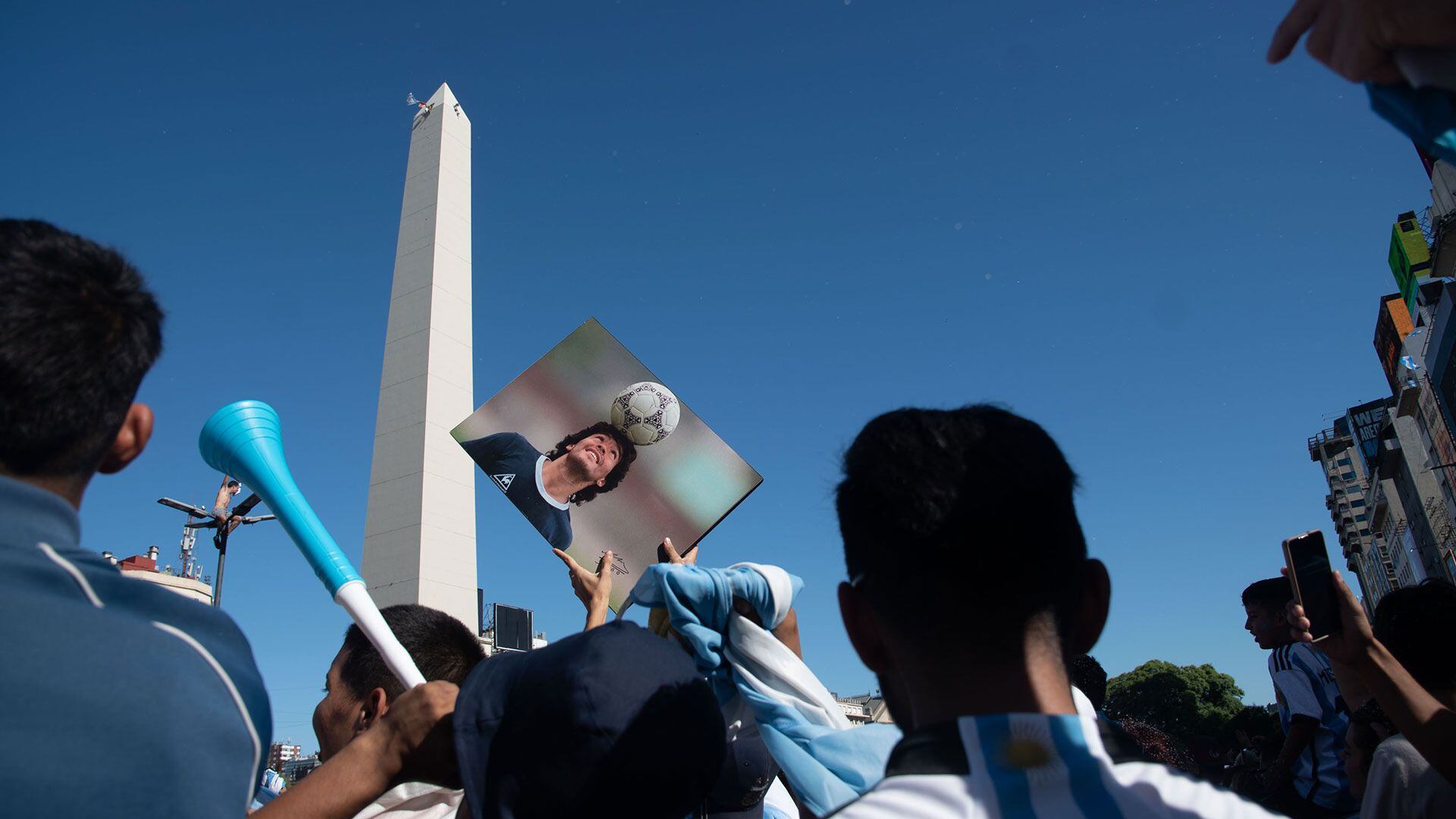 festejos mundial qatar 2022 argentina campeon obelisco