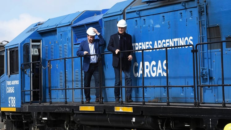 TELAM ROSARIO 11-09- Macri recorrió la extensión del Belgrano Cargas la última vez que estuvo en Rosario.