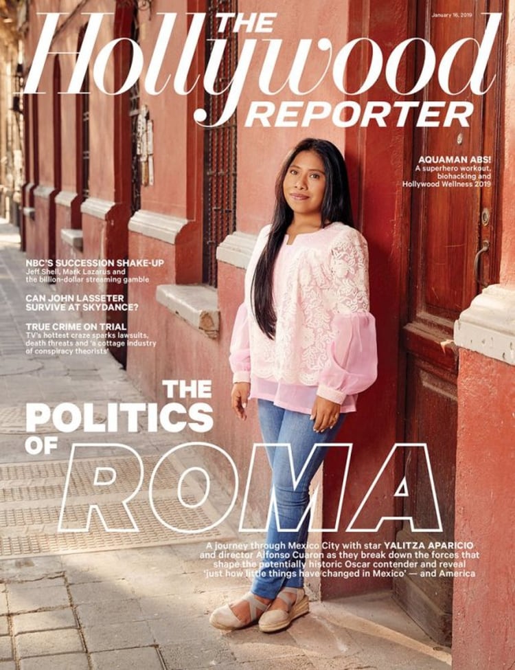 Yalitza Aparicio en la portada de The Hollywood Reporter (Foto: The Hollywood Reporter)