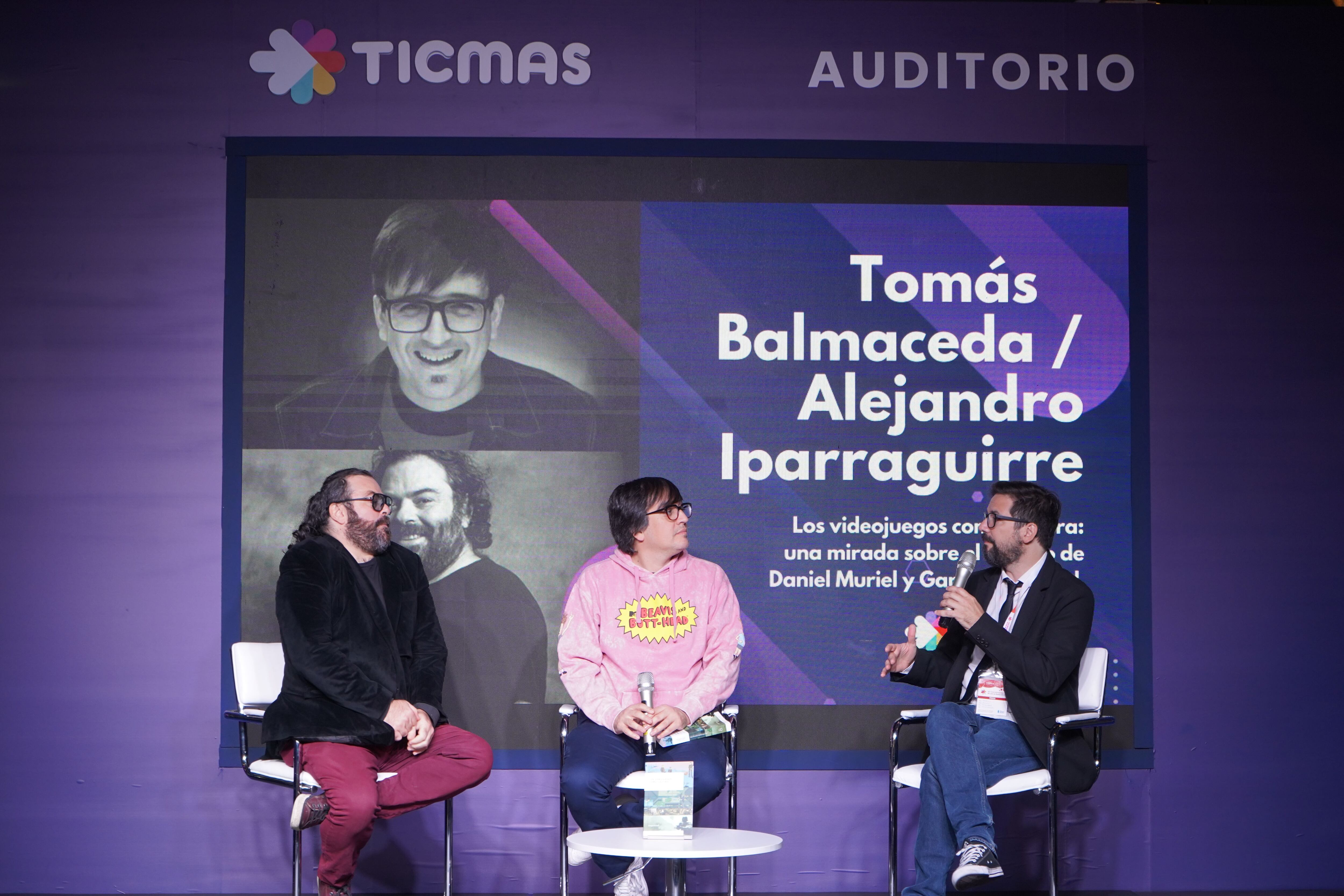 Alejandro Iparraguirre y Tomás Balmaceda Ticmas FIL 2024