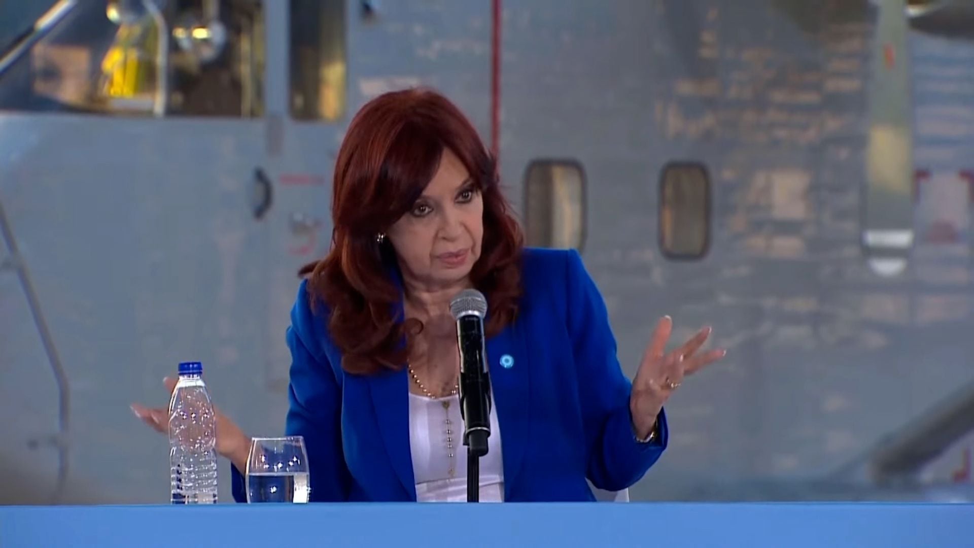 La vicepresidenta Cristina Kirchner