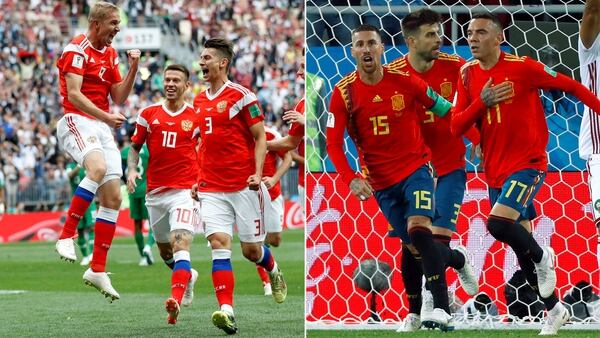 Rusia y España animarán el otro cruce de los octavos de la Copa del Mundo