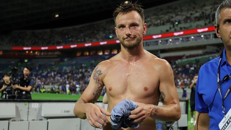 Ivan Rakitic ha perdido la titularidad en el Barcelona (Credito: AFLO/Alamy Live News)