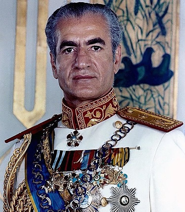 El shah Reza Pahlavi, líder político de Irán entre 1941 y 1979