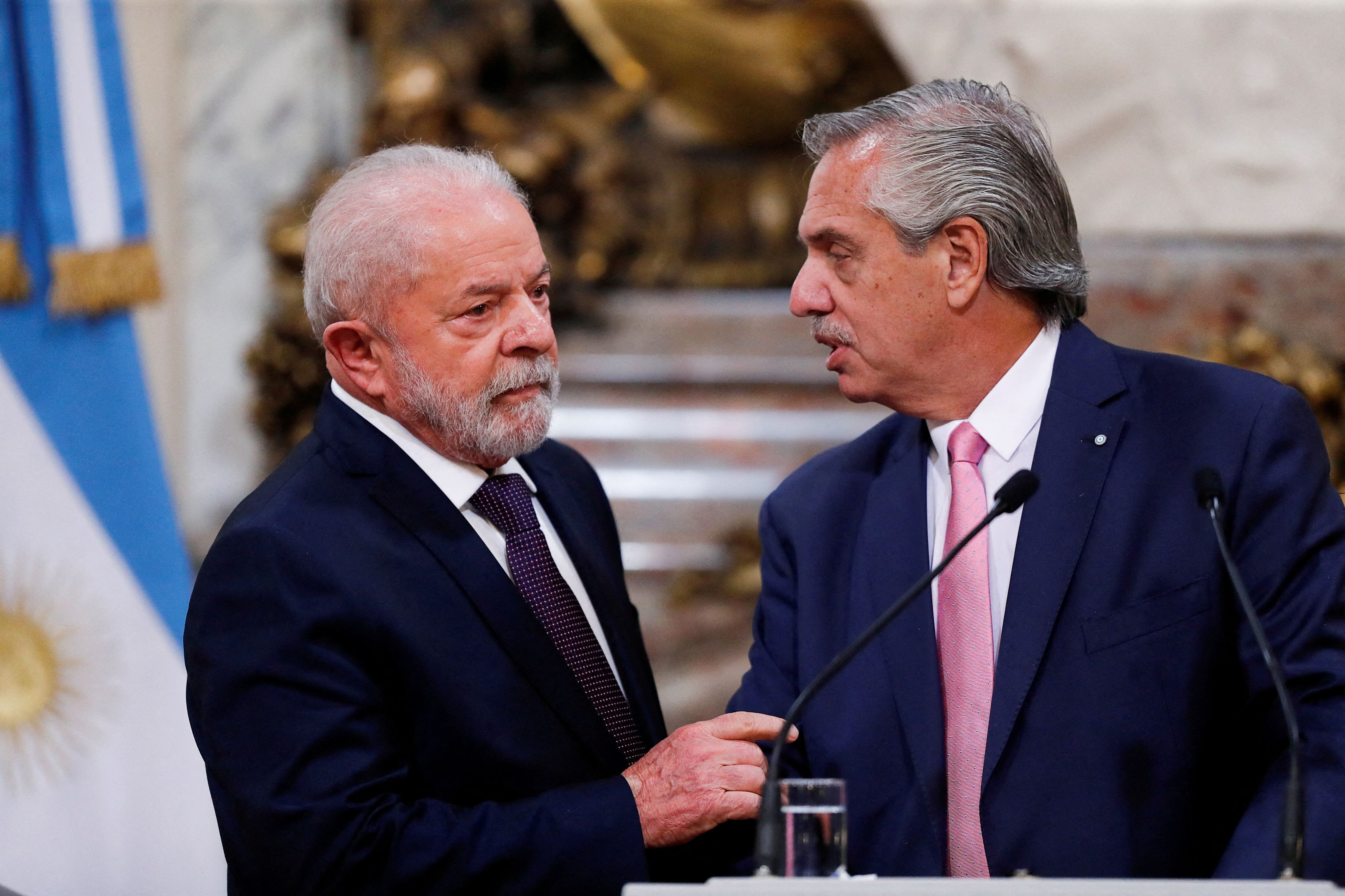 Lula da Silva y Alberto Fernández (Reuters)