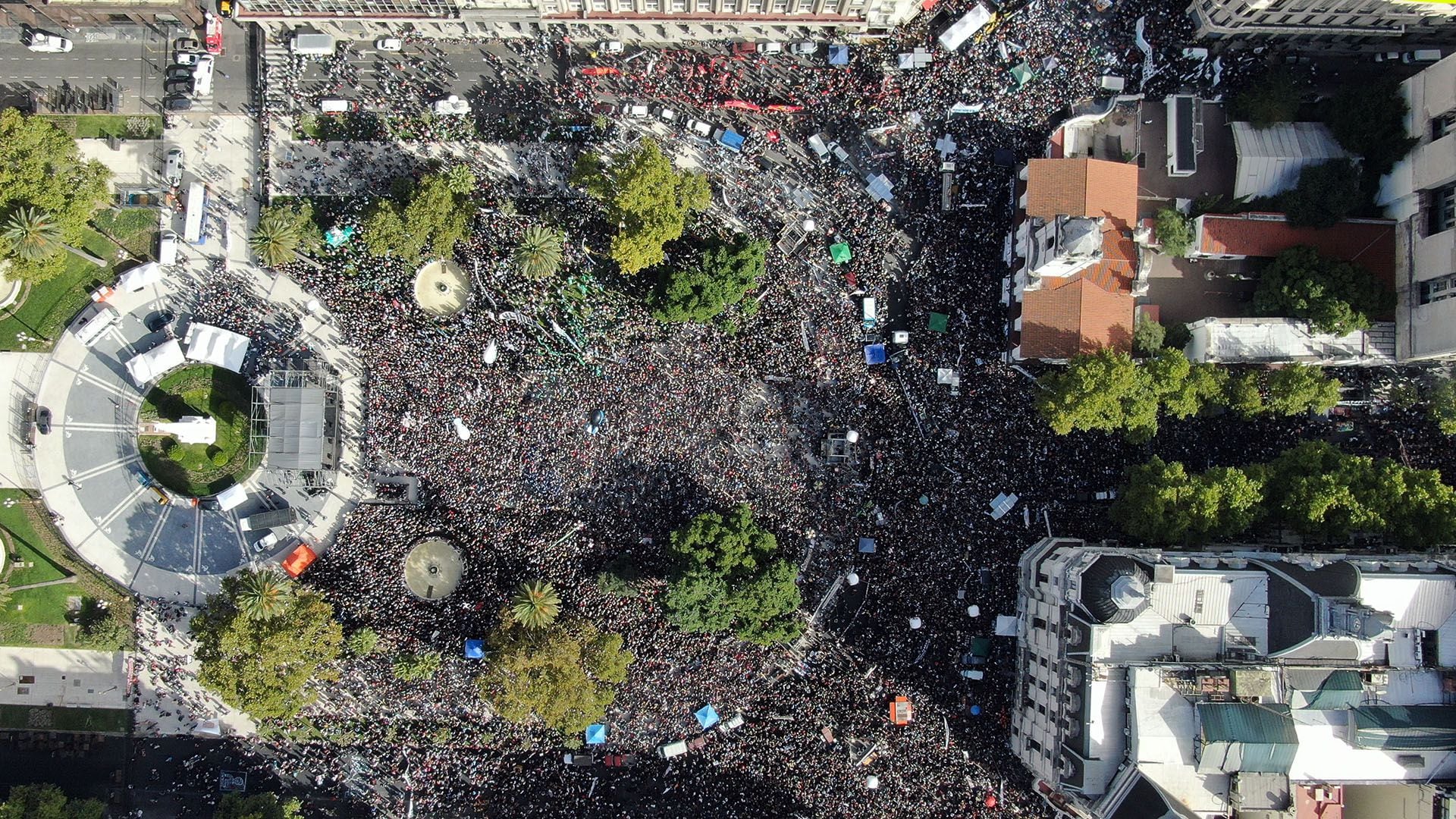 Este año no habrá un acto multitudinario debido a la cuarentena obligatoria dictada por el Gobierno (Lihueel Althabe)