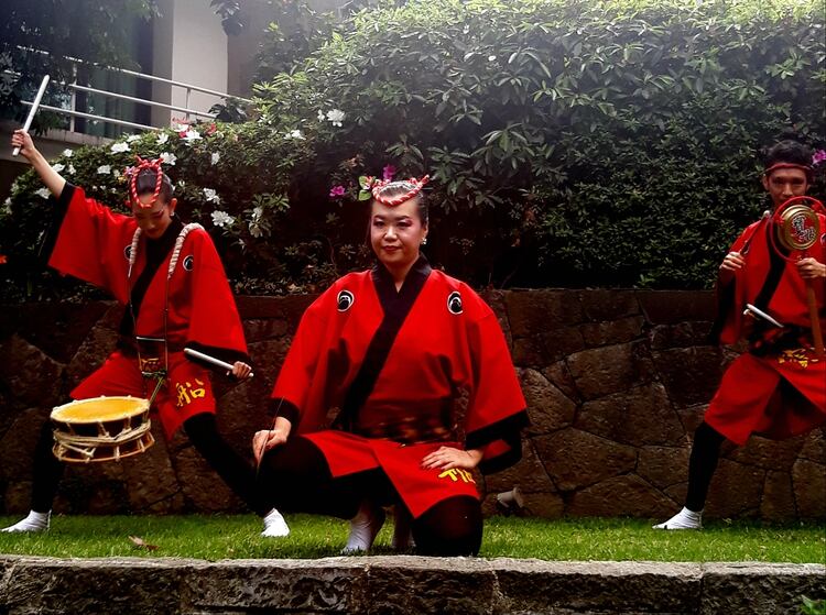 El grupo Takarabune de Awa Odori (Infobae)