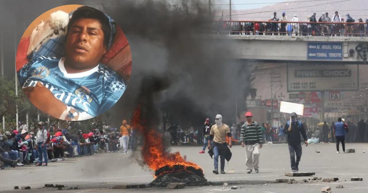 Man who lost his hand during protests in Puno denies defense minister: ‘Something that looked like a grenade fell on me’