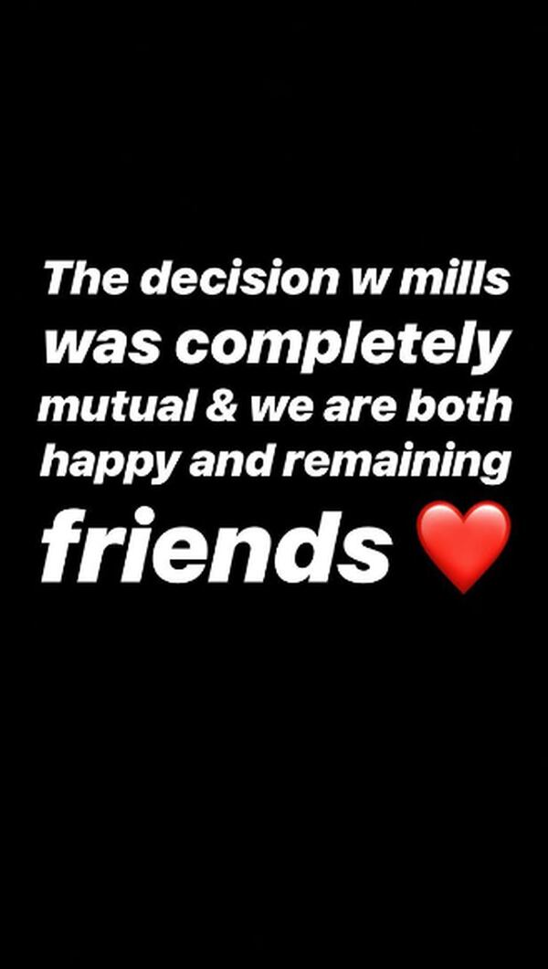 Jacob Sartorius confirmó la ruptura con Millie Bobby Brown en su cuenta de Instagram