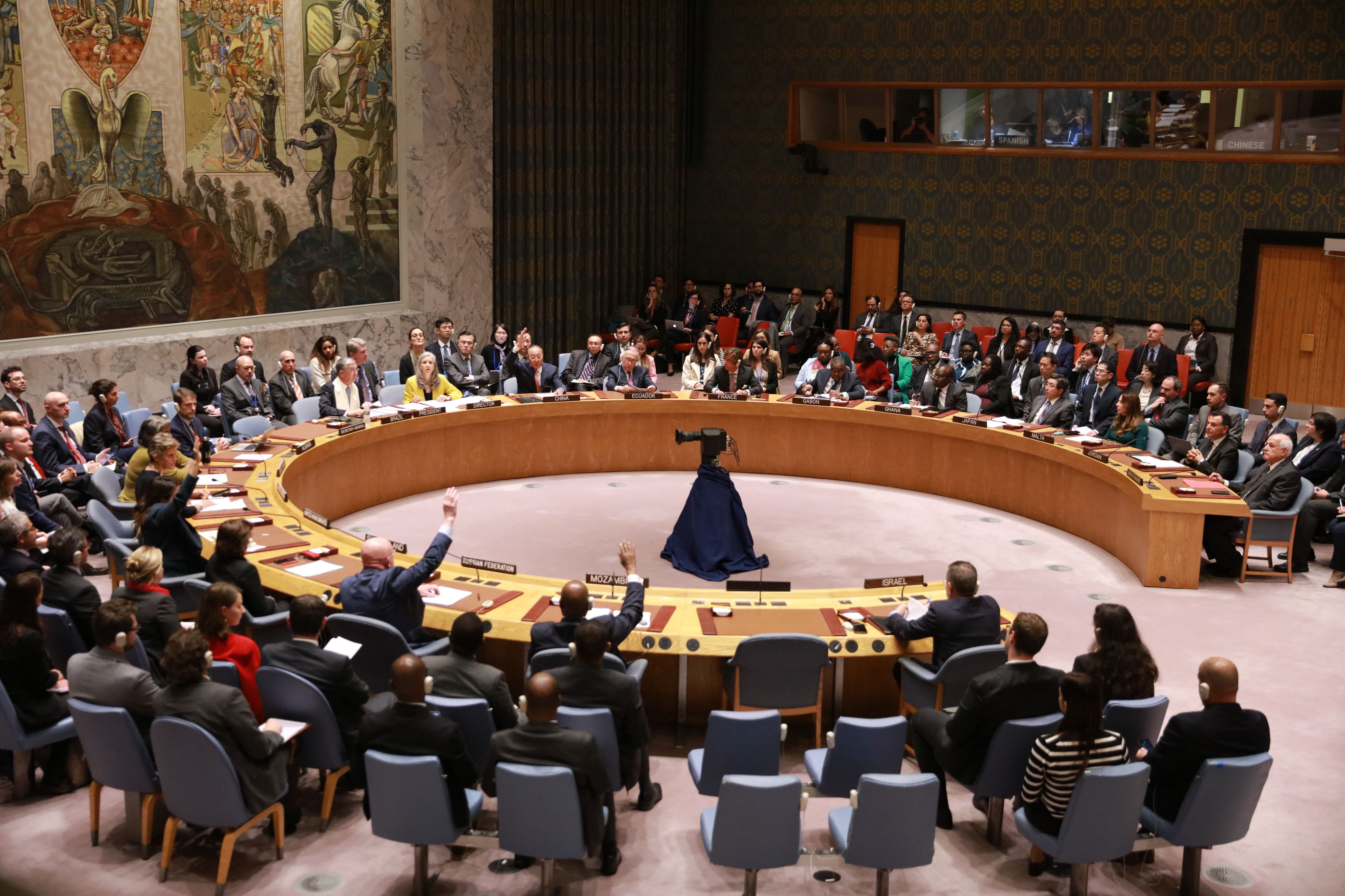 Tiene lugar ante la inacción del Consejo de Seguridad (Europa Press/Contacto/Xie E)
