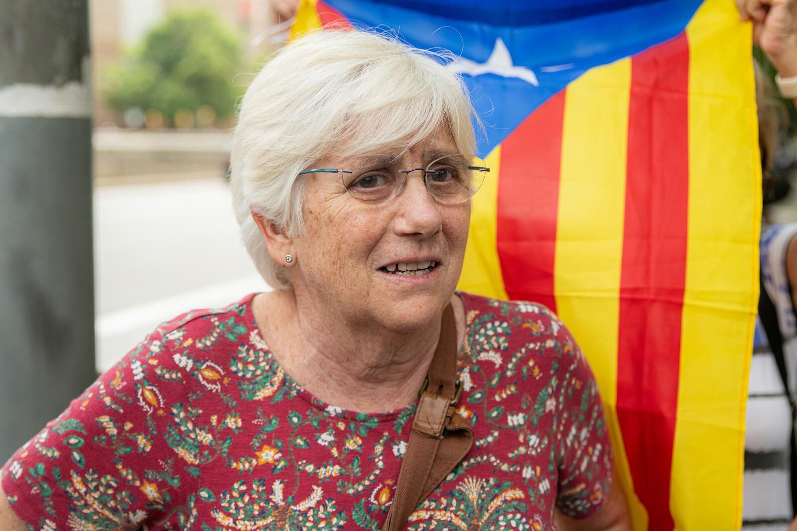 La eurodiputada de Junts y exconsellera, Clara Ponsatí, en Barcelona, Cataluña, a 24 de julio de 2023. (Lorena Sopêna/Europa Press)
