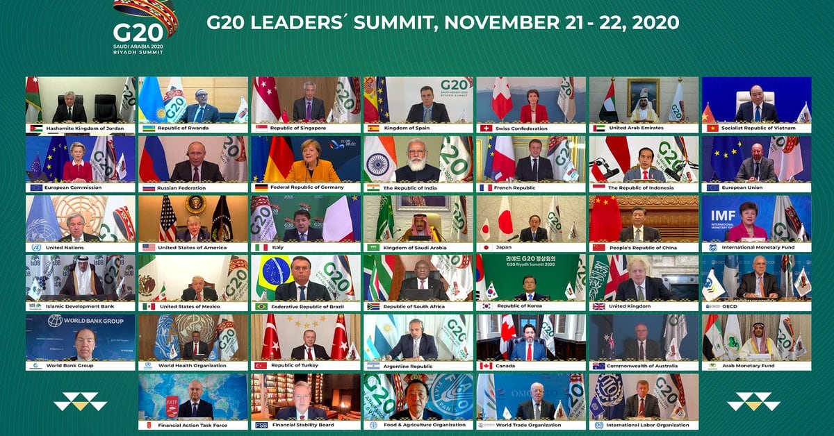 Los líderes del G20 debaten una declaración final consensuada que incluya el “acceso asequible y equitativo” de la vacuna contra el covid-19 en todo el mundo - Infobae