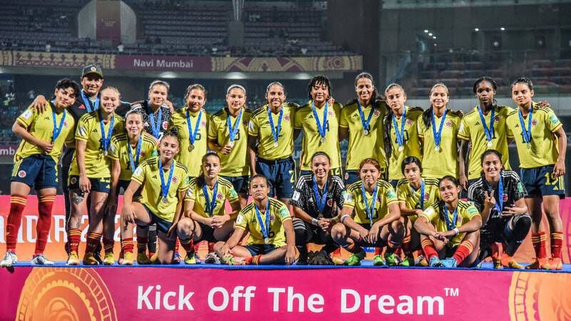 Selección Colombia subcampeona de la Copa Mundial Femenina en India 2022-30 de octubre 2022