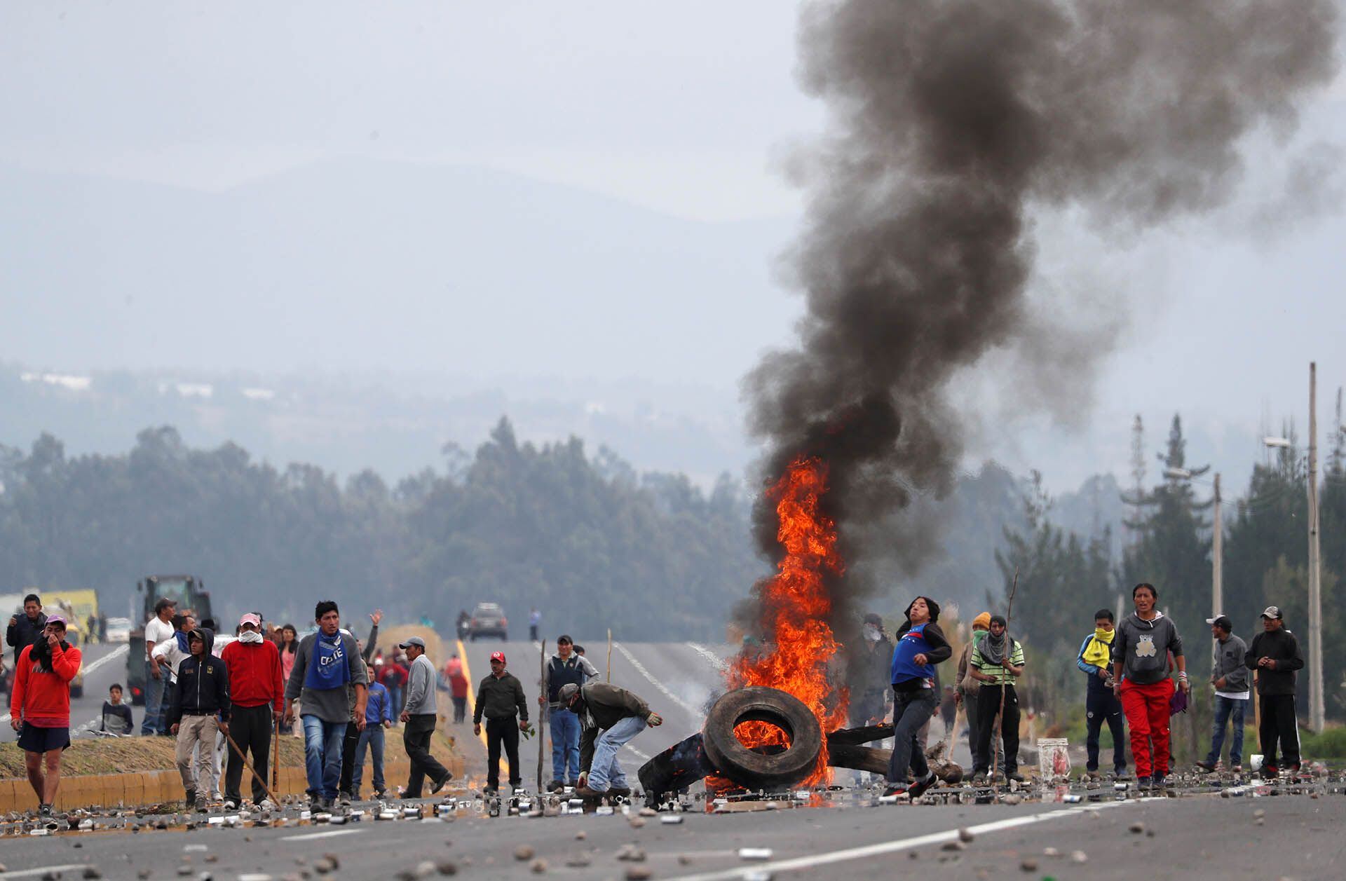 Los indígenas rechazaron un diálogo con el gobierno (Reuters)