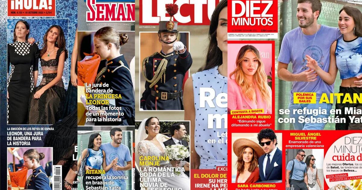 As revistas de fofoca desta semana: a preocupação da Rainha Sofia e a nova esperança de Miguel Ángel Silvestre