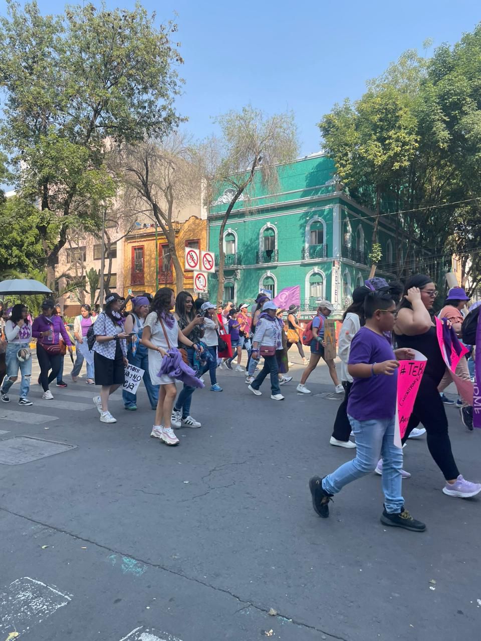 Marcha 8M Ciudad de México avances