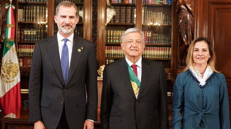 Felipe VI visitó México en diciembre para la toma de posesión de López Obrador (Foto: Presidencia del México)