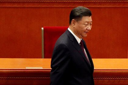 Xi Jinping en el Gran Salón del Pueblo en Beijing, China, (REUTERS/Carlos Garcia Rawlins//File Photo)