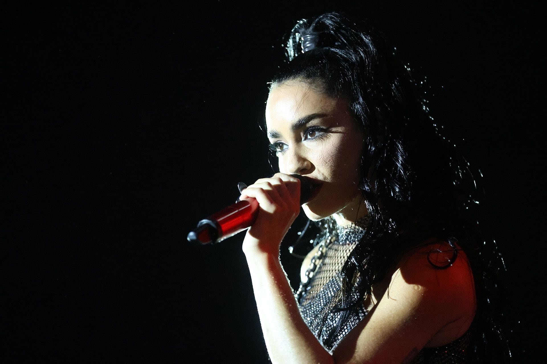 Lali en su primer Cosquín Rock (Mario Sar)
