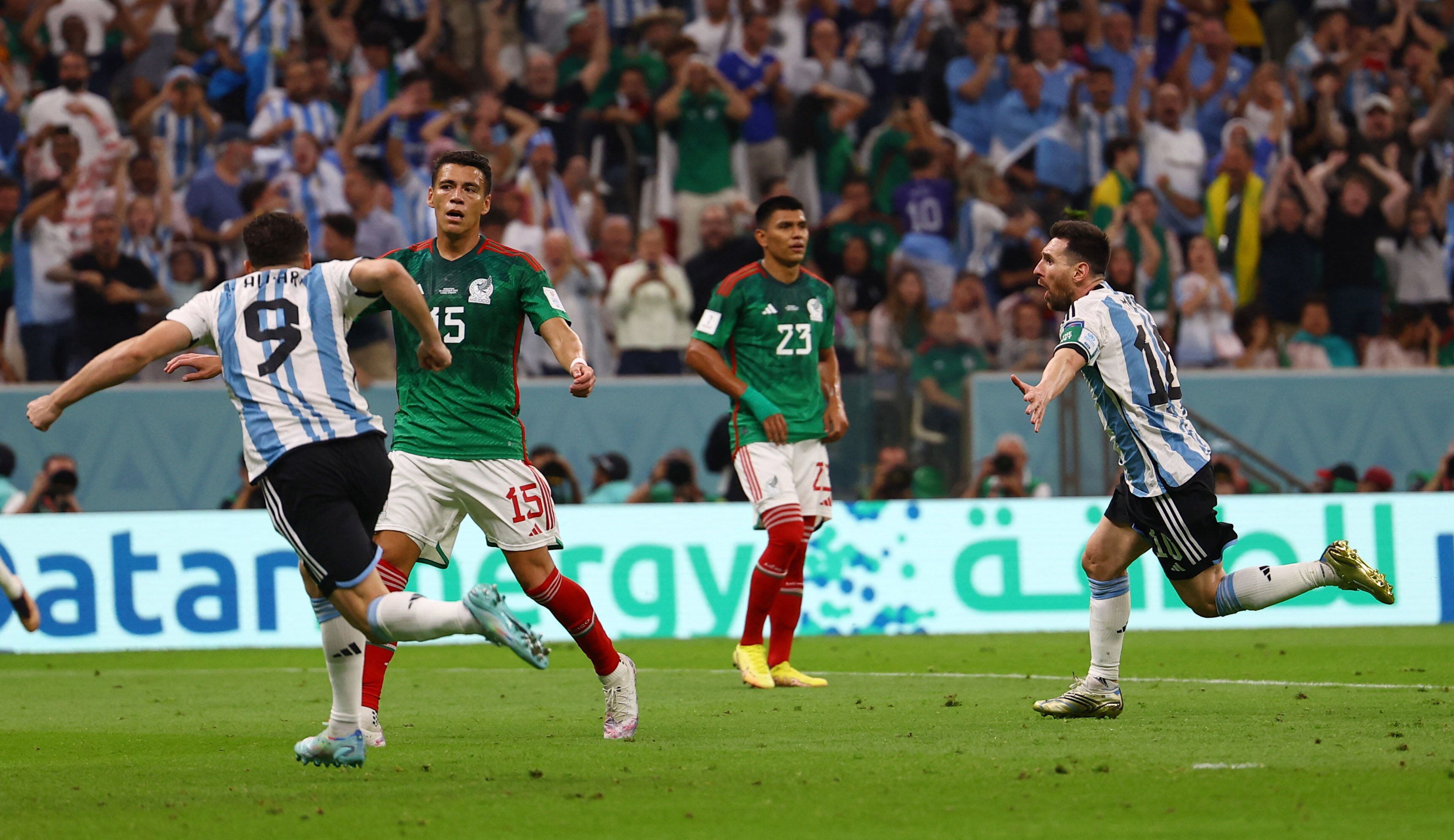 Messi anotó su octavo gol en Copas del Mundo (Reuters/Kai Pfaffenbach)