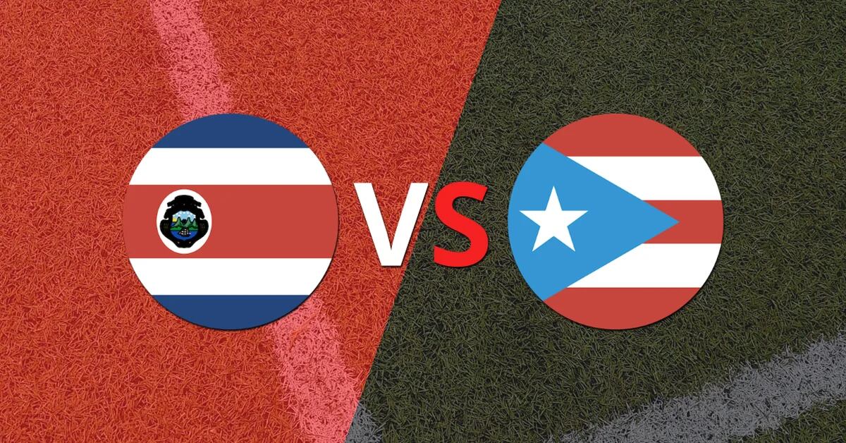 Costa Rica managed to tie the score against Puerto Rico