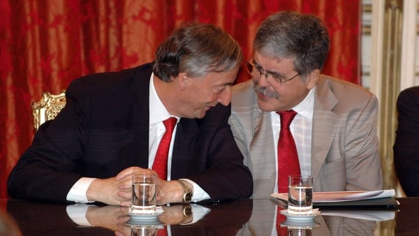 Néstor Kirchner y Julio de Vido