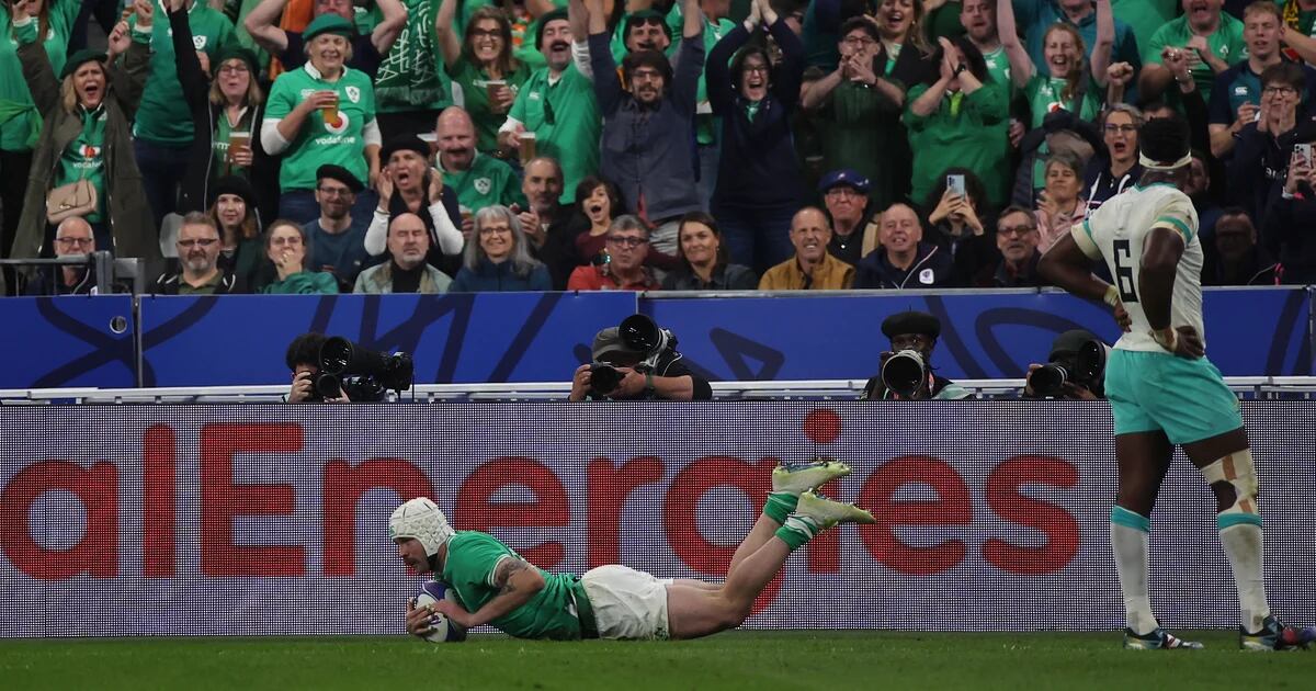 A Irlanda deu o golpe e venceu a África do Sul por 13 a 8 na Copa do Mundo de Rugby