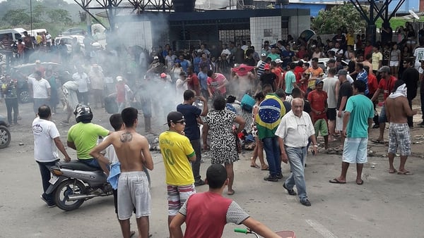 TensiÃ³n en la localidad brasileÃ±a de Pacaraima, fronteriza con Venezuela (Reuters)