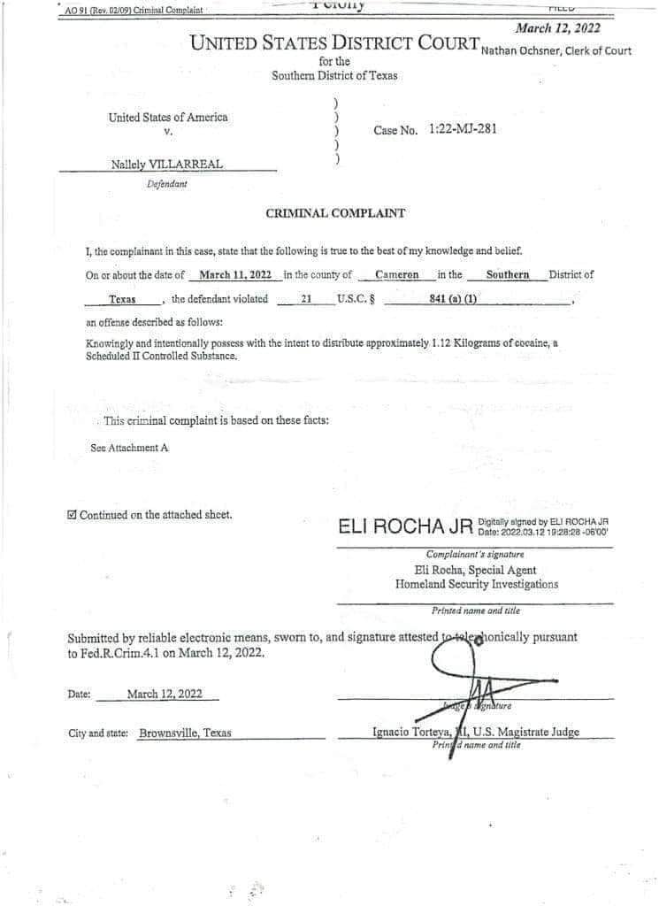 Nallely Pérez (Foto : Justice Department)