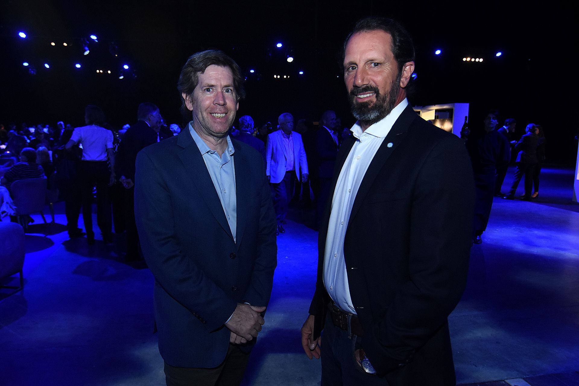 A la izquierda, el exvocero presidencial, Juan Pablo Biondi