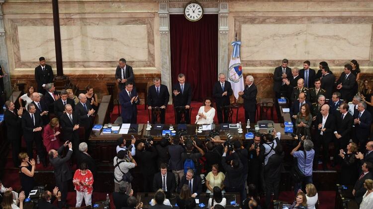 Mauricio Macri en la apertura de sesiones ordinarias (Foto: Maximiliano Luna)