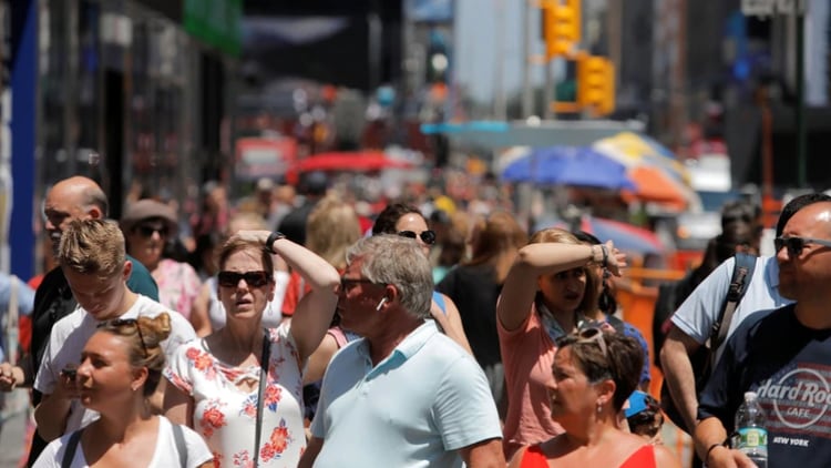 Al igual que Europa, EEUU también sufrió una ola de calor (REUTERS/Andrew Kelly)
