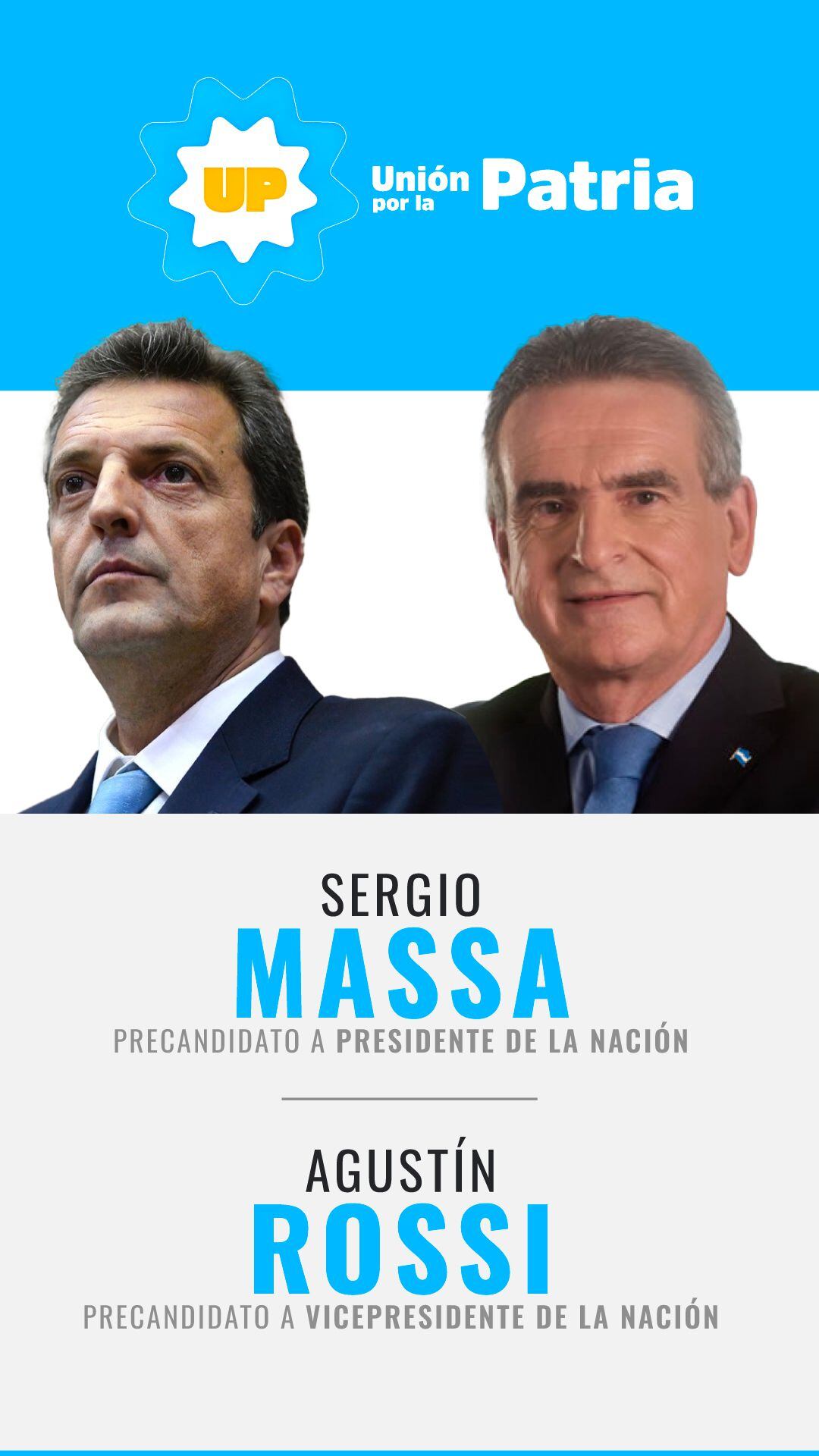 Boletas electorales - Massa y Rossi