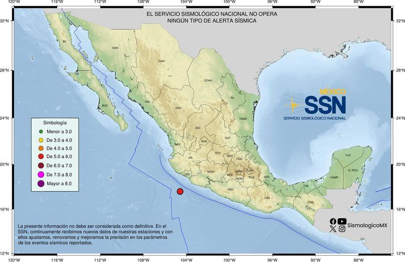 Temblor hoy 19 de mayo en México: se registra sismo de 4.1 en Sonora