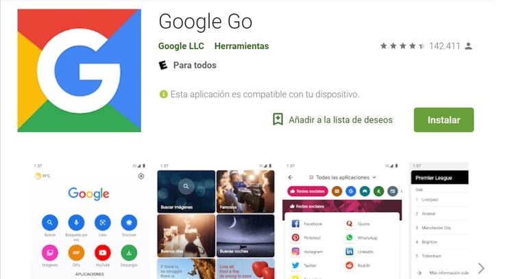 Google Go se lanzó en todo el mundo apenas hace un mes y promete ahorrar hasta 40% de datos. (Foto: Archivo)