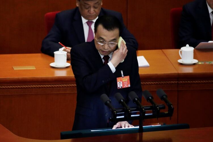 Li Keqiang durante su discurso (REUTERS/Jason Lee)