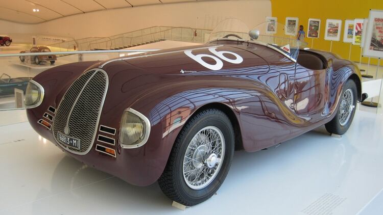 El modelo de competición, exhibido en el Museo de Ferrari. (Ferrari)
