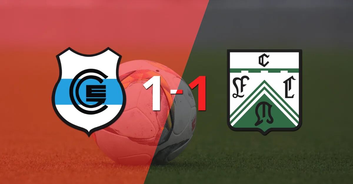 Gimnasia (J) and Ferro shared the points 1-1