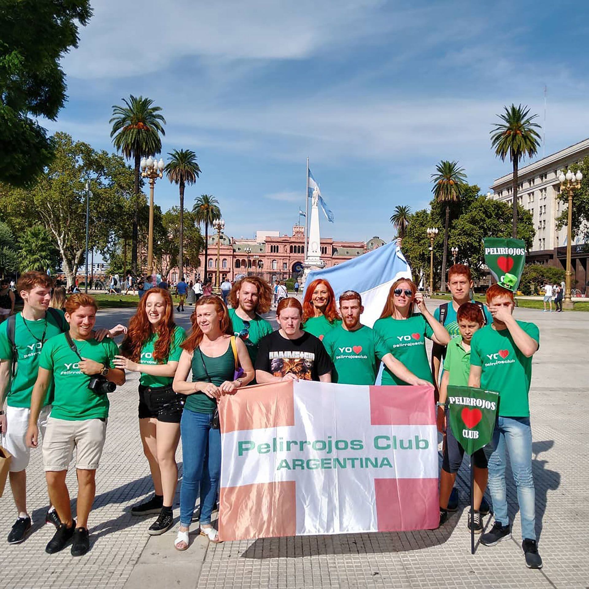 Anualmente, los pelirrojos argentinos se reúnen en Buenos Aires y en diversos lugares del país para celebrar este día (Pelirrojos Club)