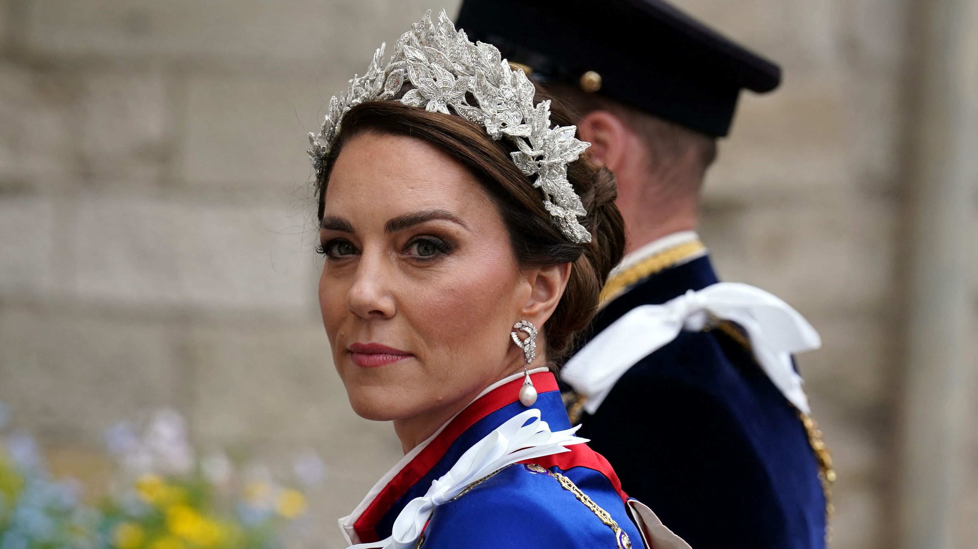 Kate Middleton, princesa de Gales, durante la coronación del rey Carlos III.