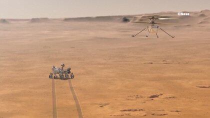 El helicóptero de la NASA permitirá observar a Marte desde su cielo
