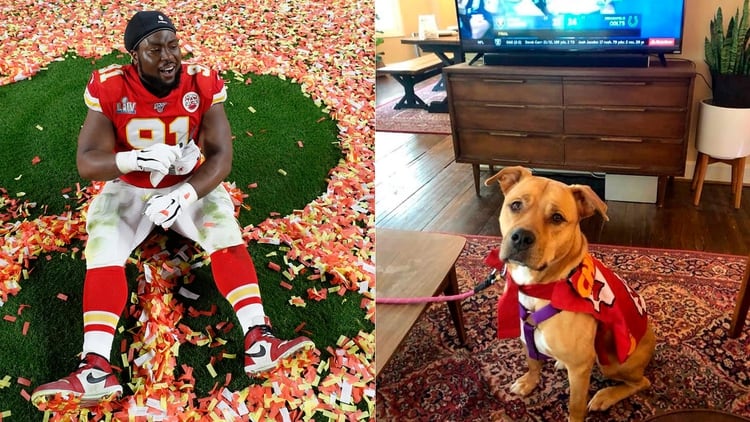 Luego de ganar el Super Bowl LIV, el jugador Derrick Nnadi tuvo un gran gesto solidario con un refugio de animales