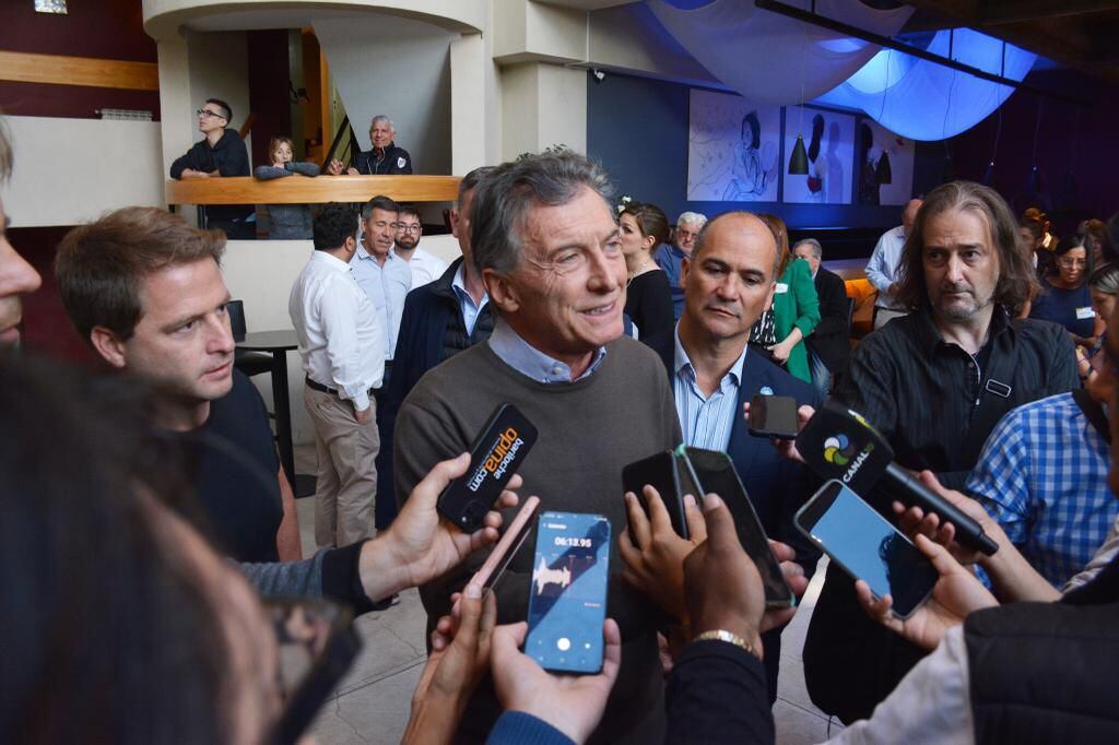 Mauricio Macri en un foro del PRO en San Carlos de Bariloche