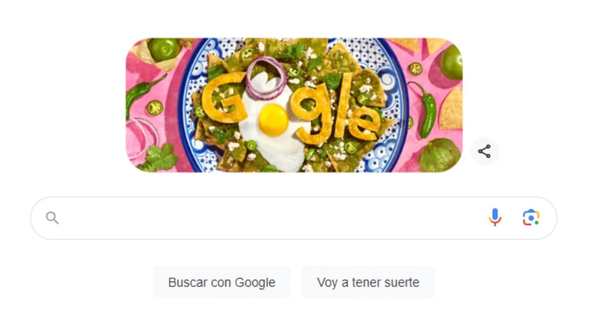 Google consacre aujourd’hui, 23 mai, son Doodle aux chilaquiles, le petit-déjeuner mexicain populaire