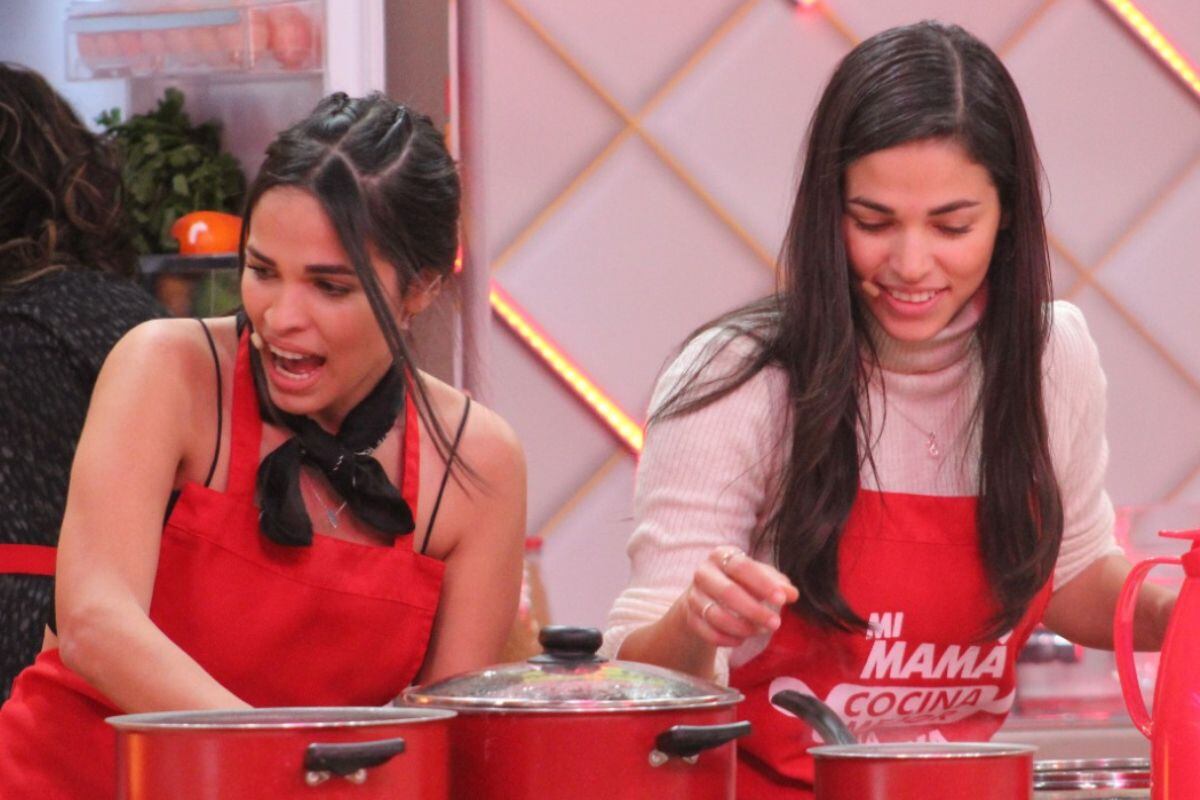 Raysa y Sirena Ortiz en Mi mama cocina mejor que la tuya. (Foto: América TV)