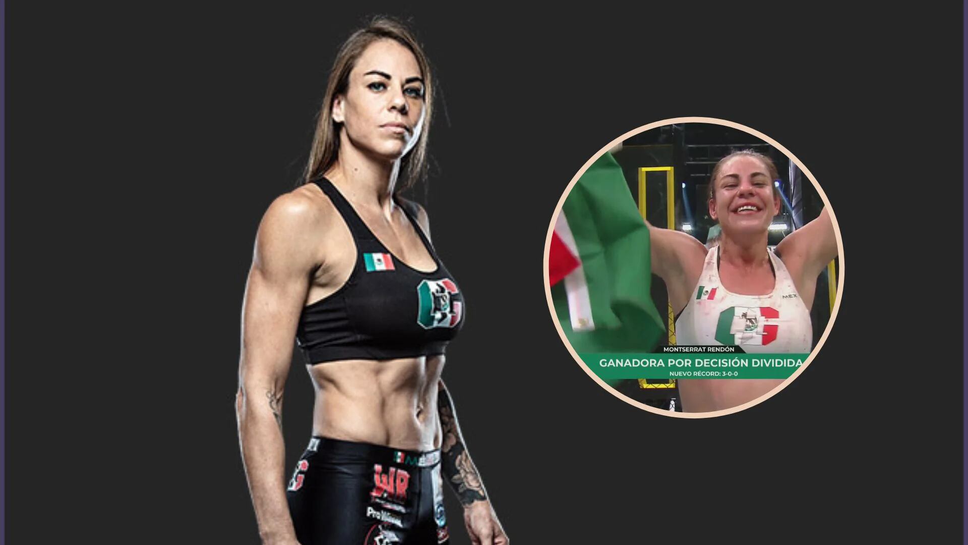 Ella es Montserrat Rendón, la mexicana que debutará en UFC Fight Night 228