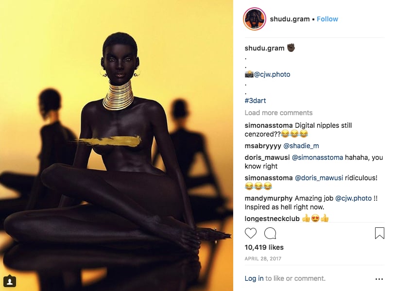 Shudu ha trabajado con importantes casas de moda. (Instagram: shudu.gram)