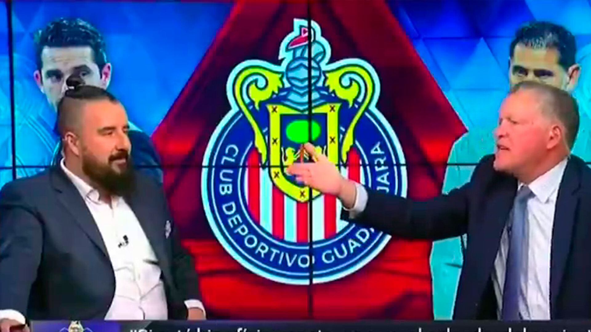 Álvaro Morales y Ricardo Peláez discutieron en una transmisión en vivo.