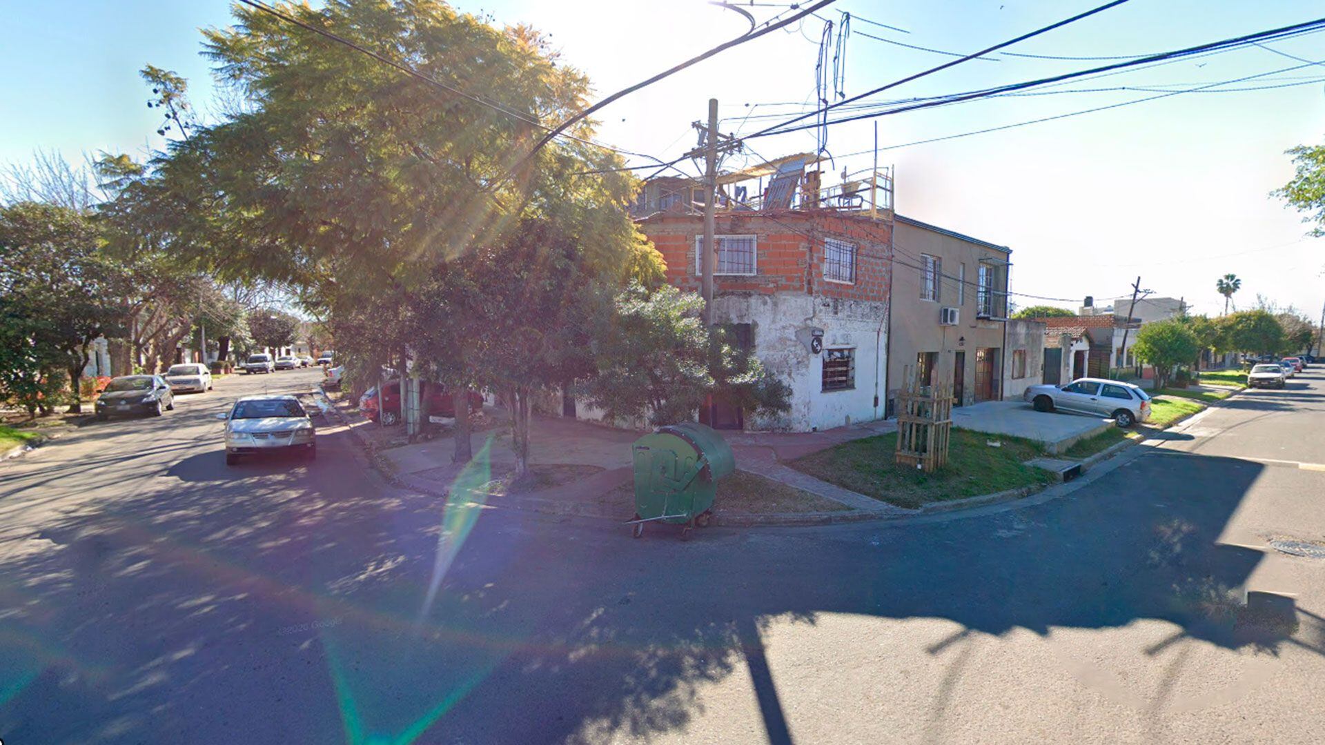 La zona donde se halló el cadáver